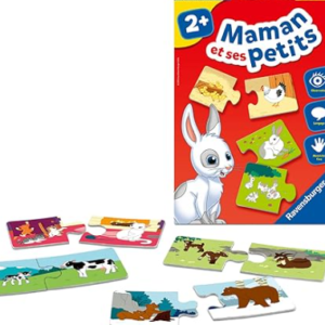 Ravensburger Mom and Her Little Ones – Animal Association Game from